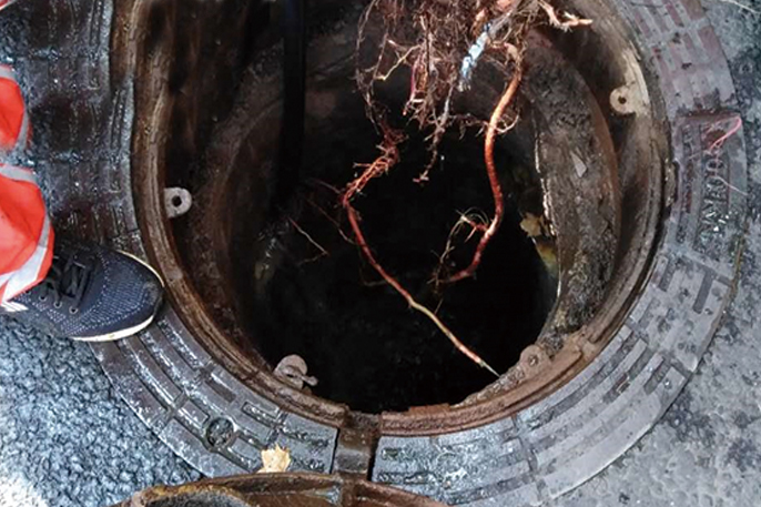 三才镇管道预处理